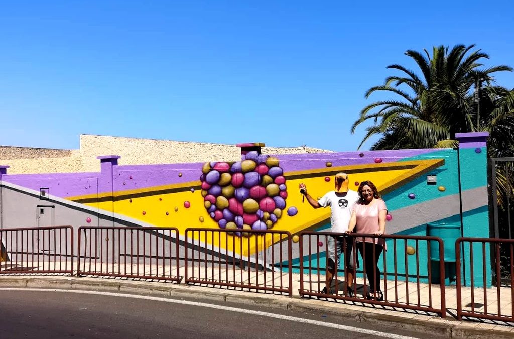 Los Realejos promueve ocho obras de arte mural en los exteriores de sus colegios públicos