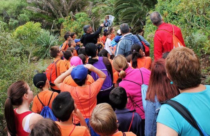 Ayuntamiento y Aula de la Naturaleza Rambla de Castro ofrecen rutas gratuitas a alumnado de Los Realejos