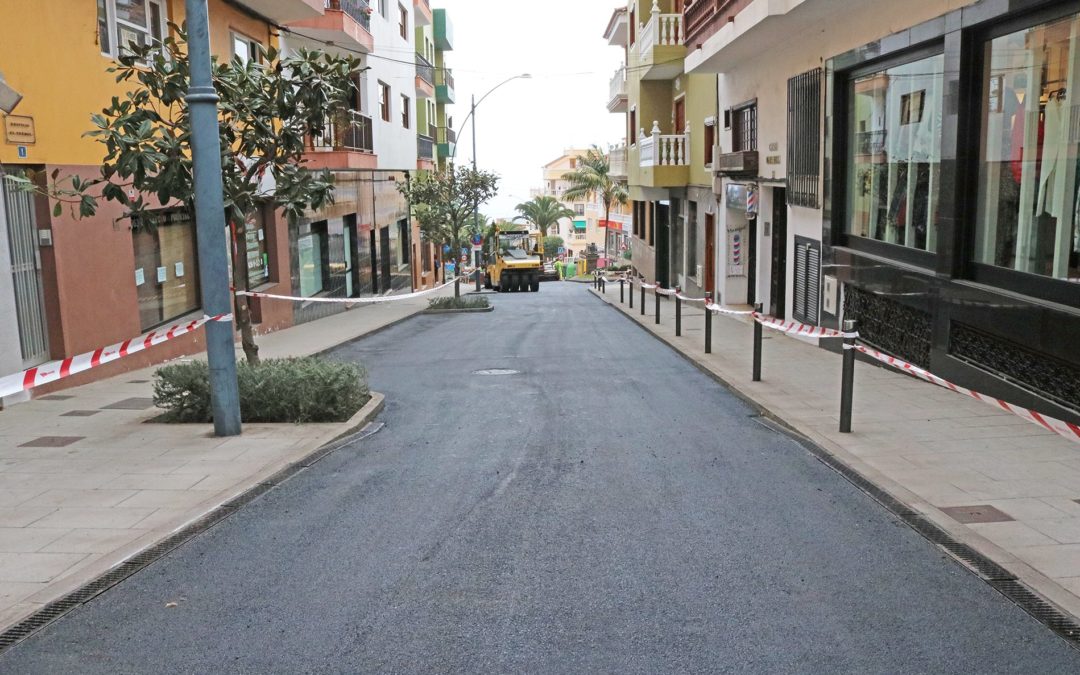 El próximo lunes 25 se inicia la repavimentación de la calle La Gomera y parte de la Avenida de Remedios