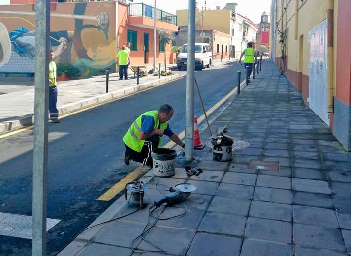 18 puntos de luz iluminarán la calle Camino Real de Icod el Alto