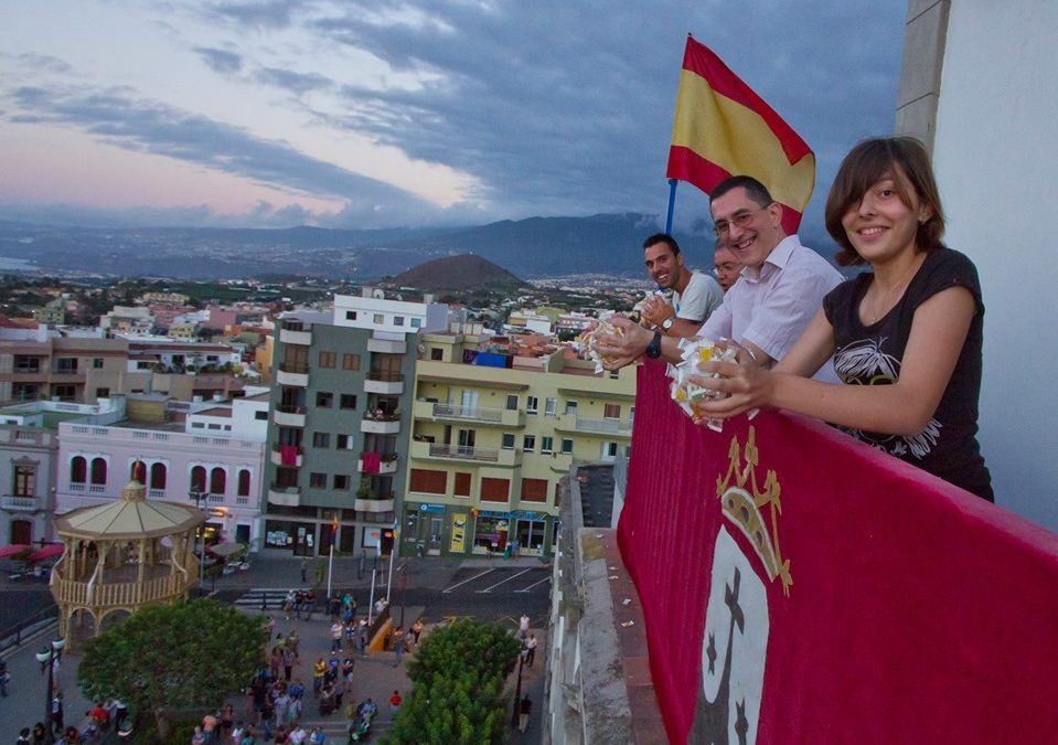 En Los Realejos lloverán caramelos este miércoles por la festividad de San Agustín