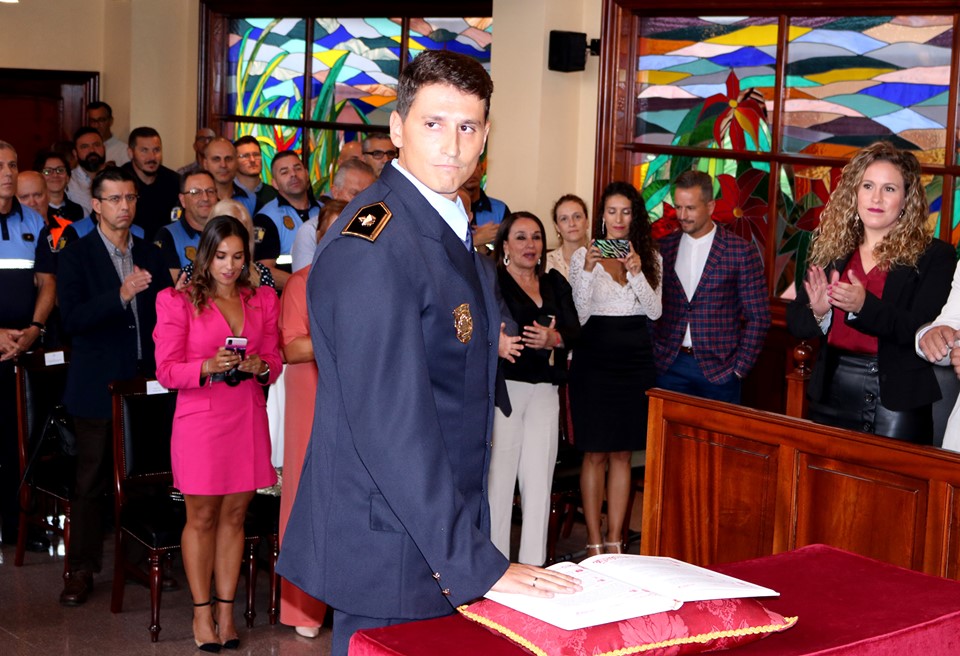 Isaías Orihuela Darias toma posesión como subcomisario de la Policía Local de Los Realejos