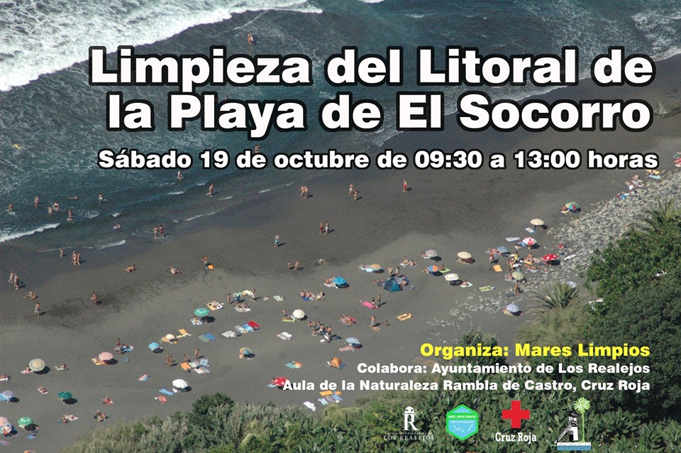 El Socorro acoge este sábado una campaña voluntaria de limpieza del litoral y suelta de tortugas