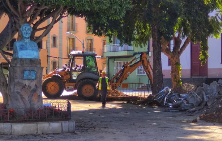 Los Realejos inicia la rehabilitación integral de la plaza Viera y Clavijo y su entorno histórico