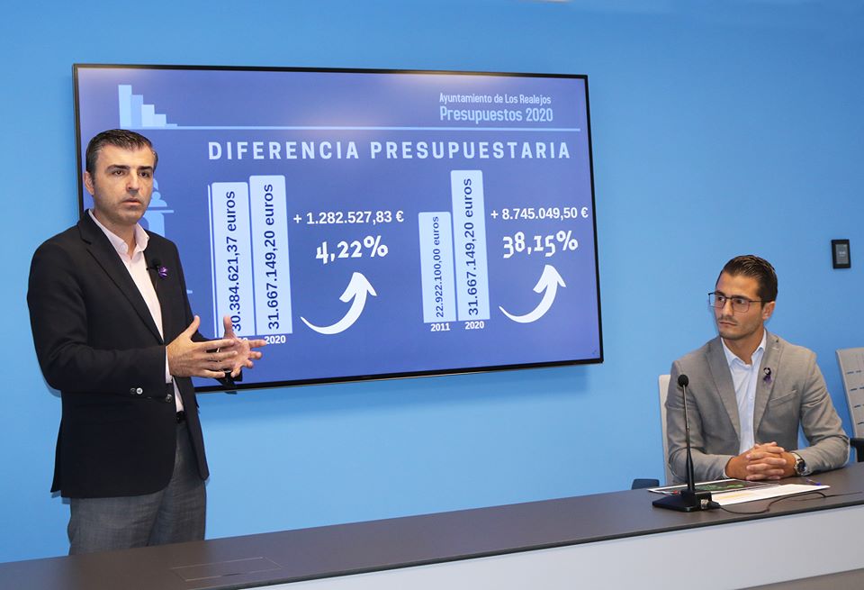 Los Realejos gestionará 31.667.149,20 euros en 2020 con más de 5 millones para el gasto social y 3,2 para inversiones