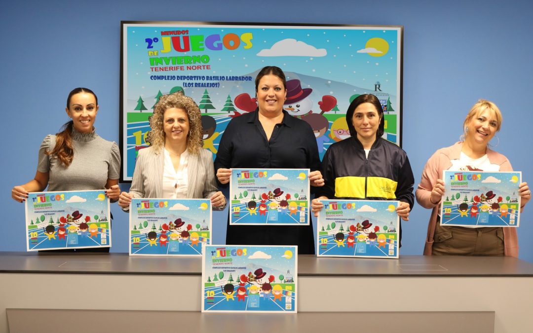 Más de 70 menores de 2 y 3 años participan este martes en los II Menudos Juegos del Norte de Tenerife en Los Realejos