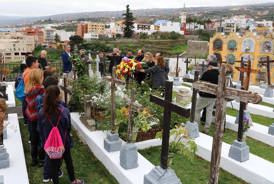 Los Realejos rinde homenaje a Agustín Espinosa en el 81 aniversario de su muerte