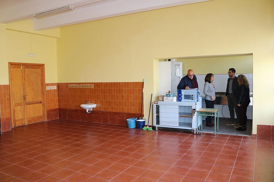 Las obras RAM del Ayuntamiento propician la habilitación del servicio de comedor en el CEIP San Sebastián