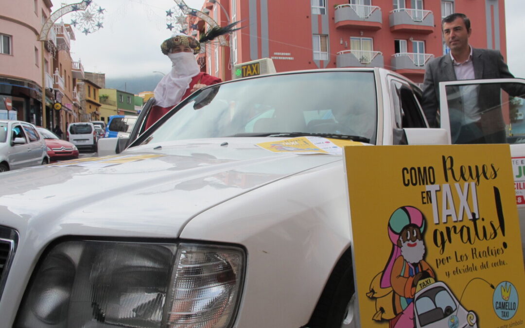 Los Realejos inaugura su ‘Camello taxi’ por Navidad para favorecer ventas en sus zonas comerciales