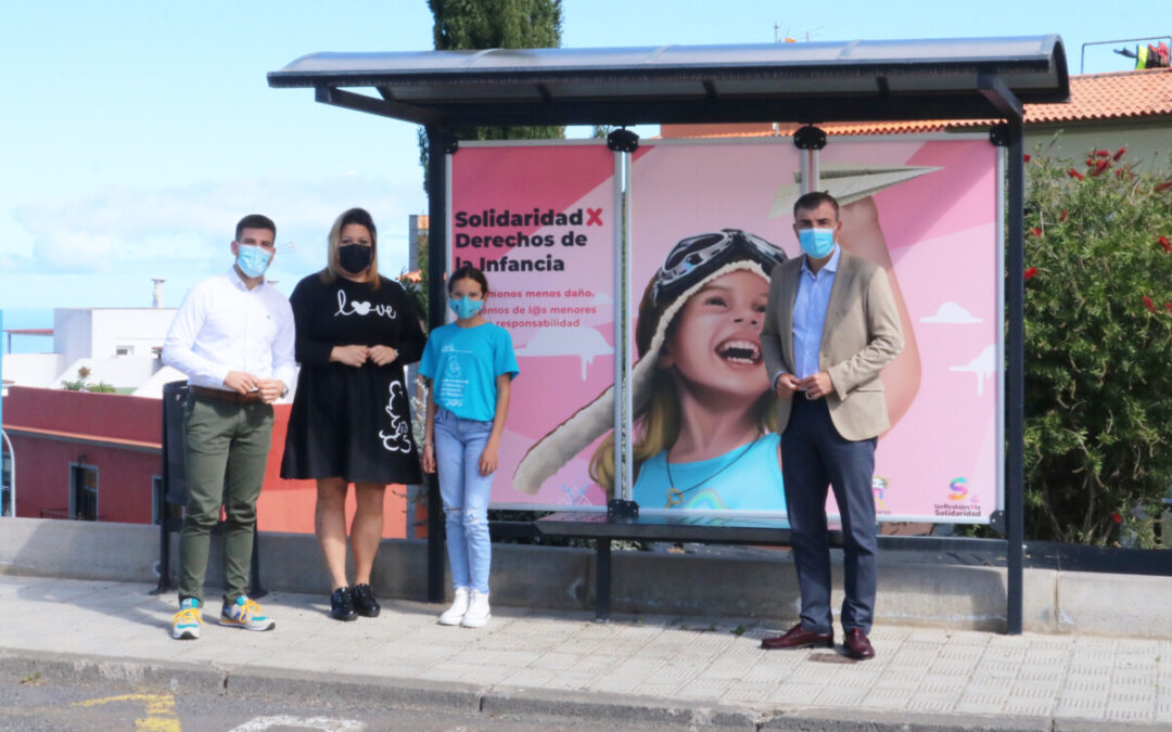 ‘Los Realejos por la solidaridad’ visibiliza también los derechos de la infancia en su campaña de arte urbano