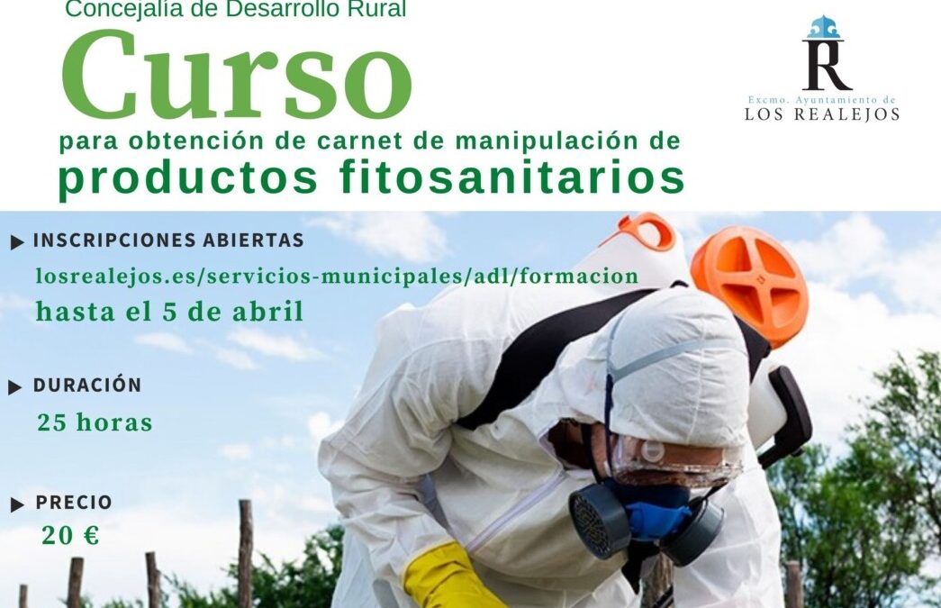 Los Realejos impartirá un nuevo curso de ‘Manipulación de Productos Fitosanitarios’ en La Ferruja