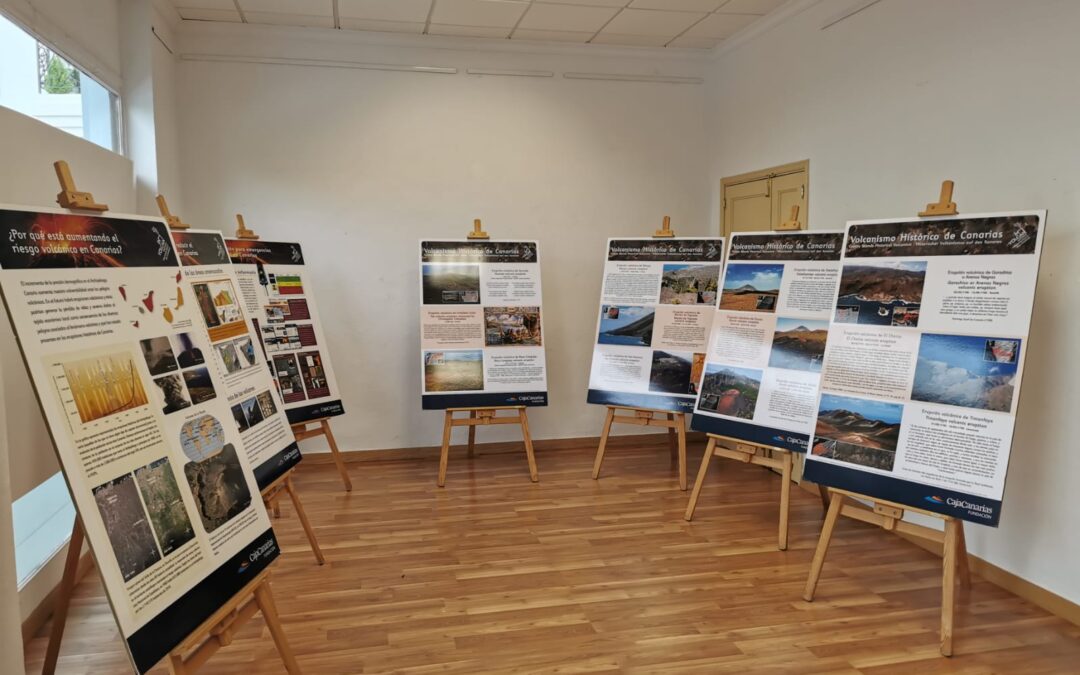 Los Realejos expone en la Sala La Ferretería hasta el 4 de junio la muestra de Involcan ‘Los volcanes salen a la calle’