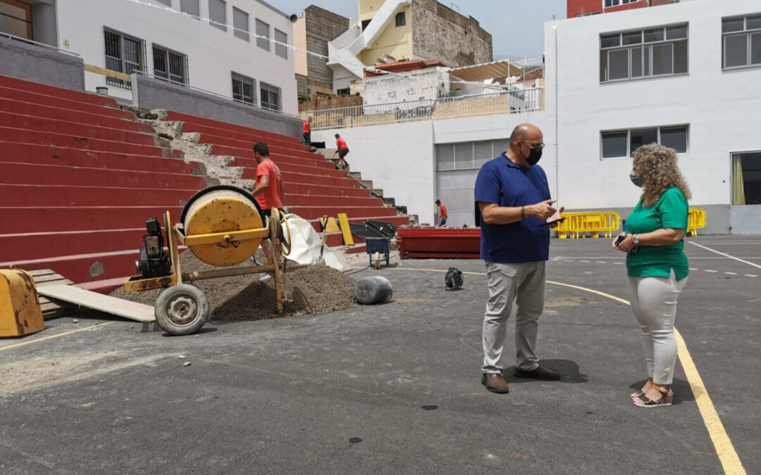 Los Realejos ejecuta obras de mejora en sus colegios públicos con un presupuesto récord de 400.000 euros