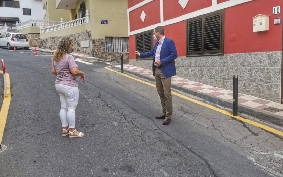 Los Realejos inicia la próxima semana la repavimentación de la Calle Media Cuesta en Toscal Longuera