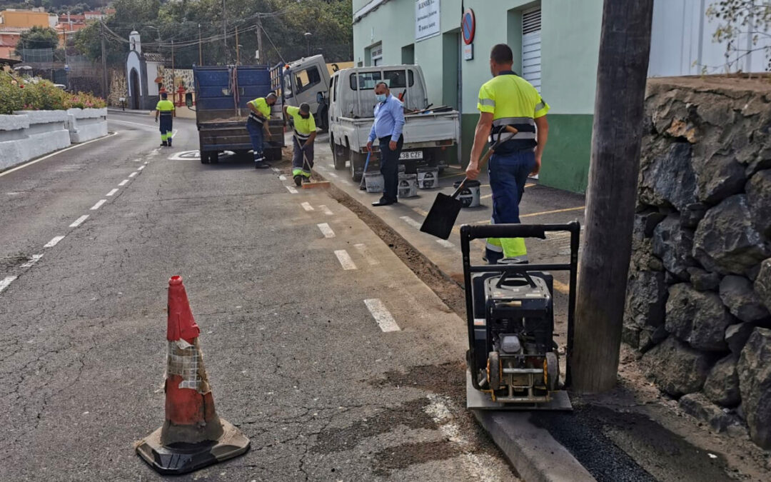 Aquare y Realserv sustituyen 150 metros de red de abastecimiento de agua en El Mocán