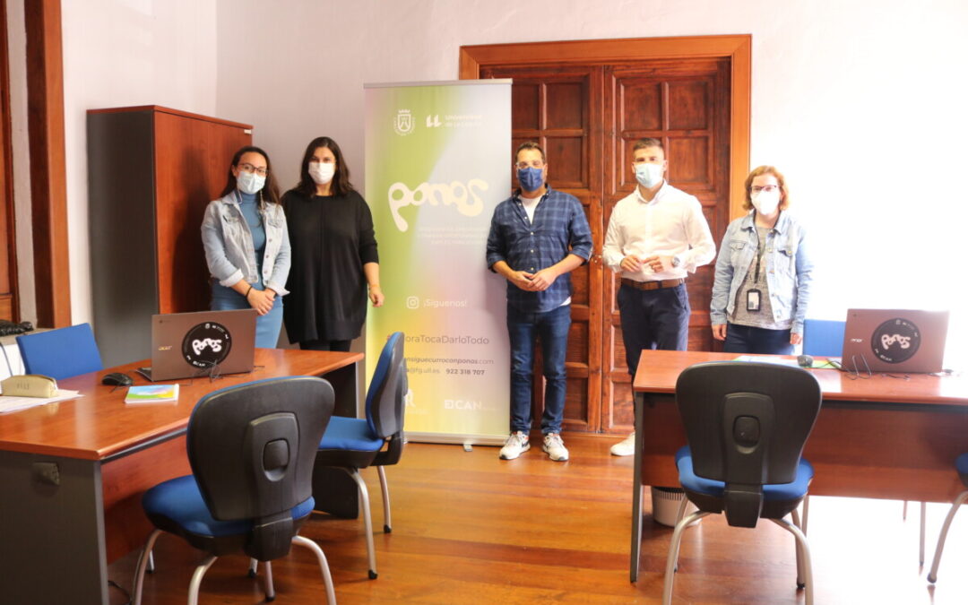 Los Realejos abre la sede comarcal del programa insular ‘Ponos’ de empleo juvenil para Valle de La Orotava e Isla Baja