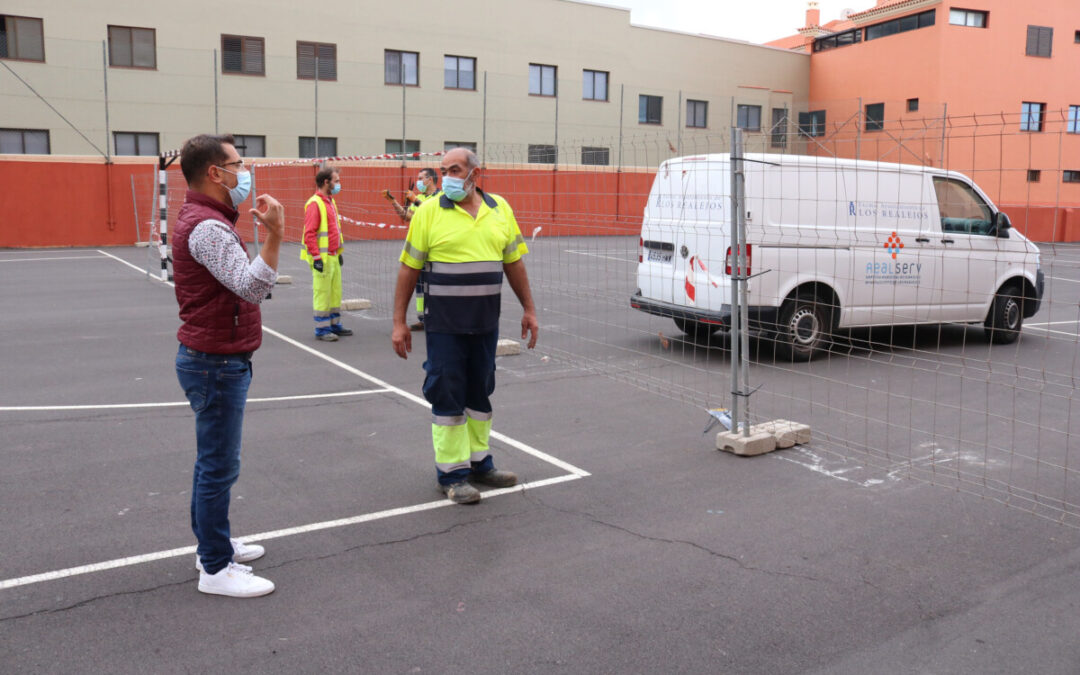 Los Realejos combinará el uso deportivo y de parking en el polideportivo de San Agustín por las obras del teatro