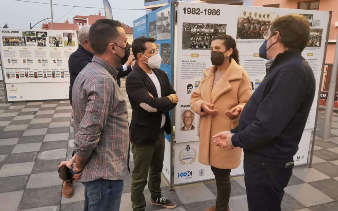 La exposición itinerante del centenario del C.D.Tenerife estará en Los Realejos hasta el 6 de febrero