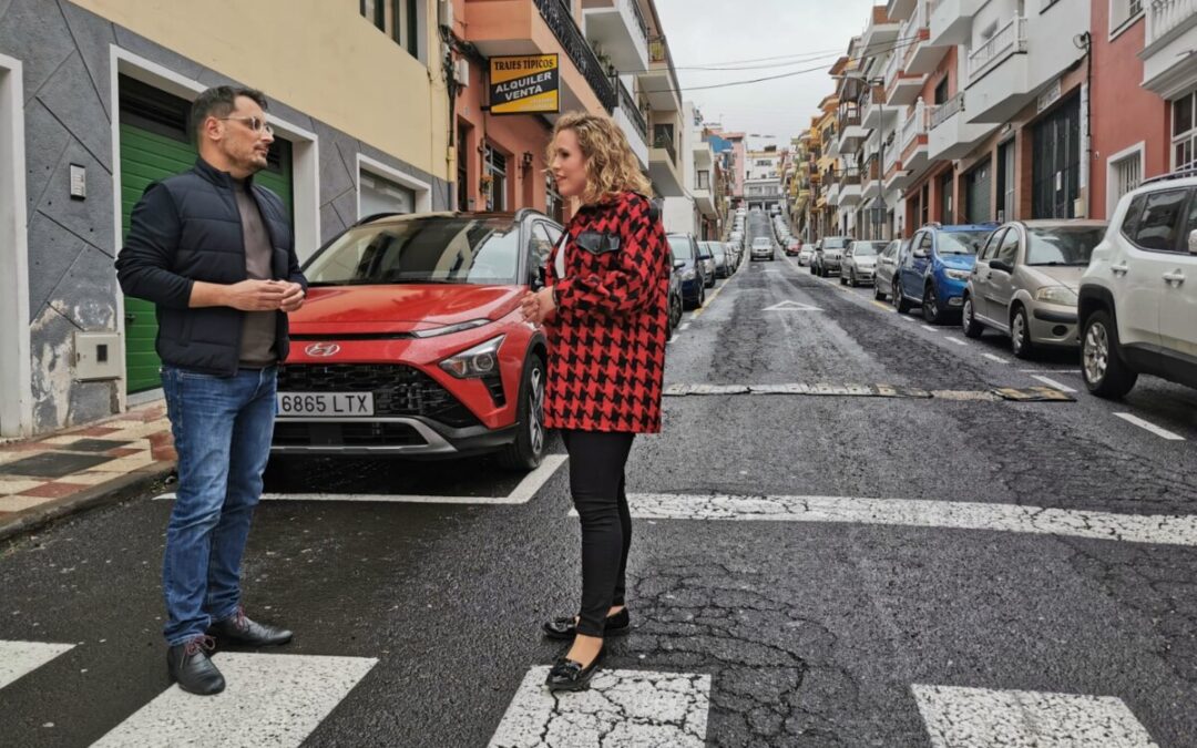 Los Realejos inicia la rehabilitación integral de la Calle Reyes Católicos incluyendo redes de saneamiento y pluviales