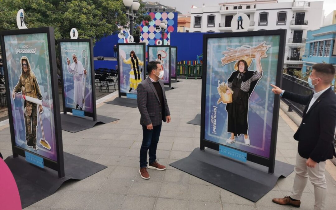 Los Realejos dedica la exposición ‘Vaya personajes’ a una decena de asiduos participantes en su Carnaval