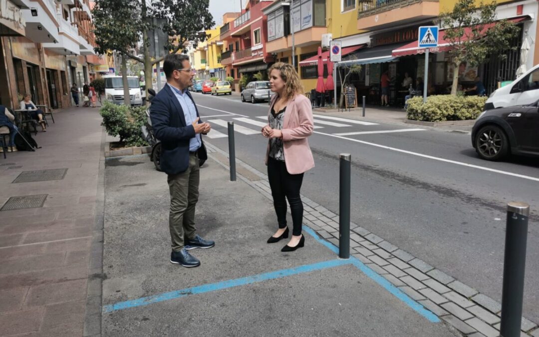 Este miércoles se inicia la reordenación de espacios de estacionamiento y acerado en Toscal Longuera