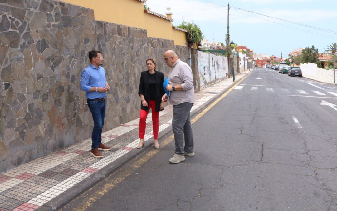 Los Realejos invierte 313.123,10 euros en el reformado integral de la Calle Los Bancales en Toscal Longuera