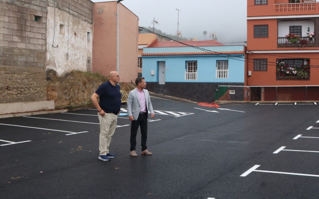 Los Realejos crea un área de más de una veintena de estacionamientos públicos en El Horno