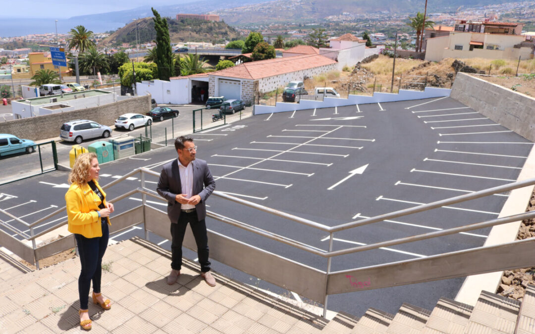 Los Realejos abrirá la próxima semana medio centenar de estacionamientos de La Montaña y Ciudad Jardín