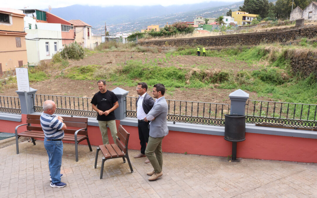 Los Realejos procede al estudio topográfico de una parcela en La Cartaya para crear estacionamientos
