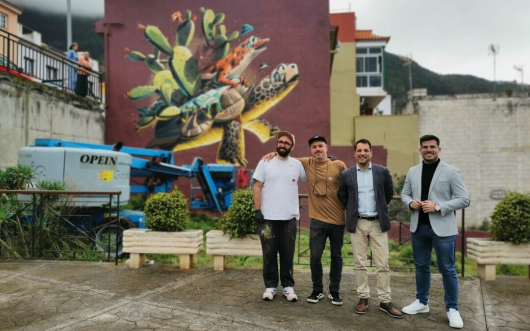 El artista francés Stom500 plasma la primera obra mural del año de ‘6 de 12’ en Camino Nuevo