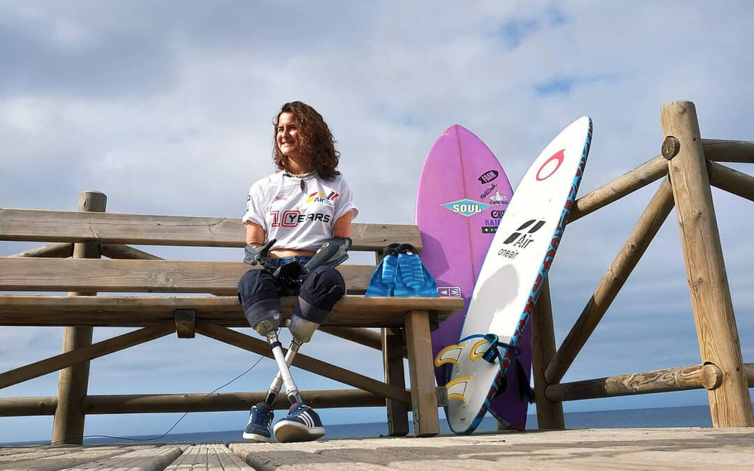 Sarah Almagro, la campeona que surfeó la tragedia, ofrece una charla este miércoles en Los Realejos