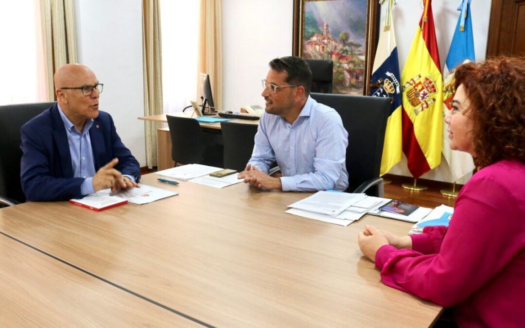 Alcalde de Los Realejos y Diputado del Común abordan una reunión sobre vivienda y recursos para mayores