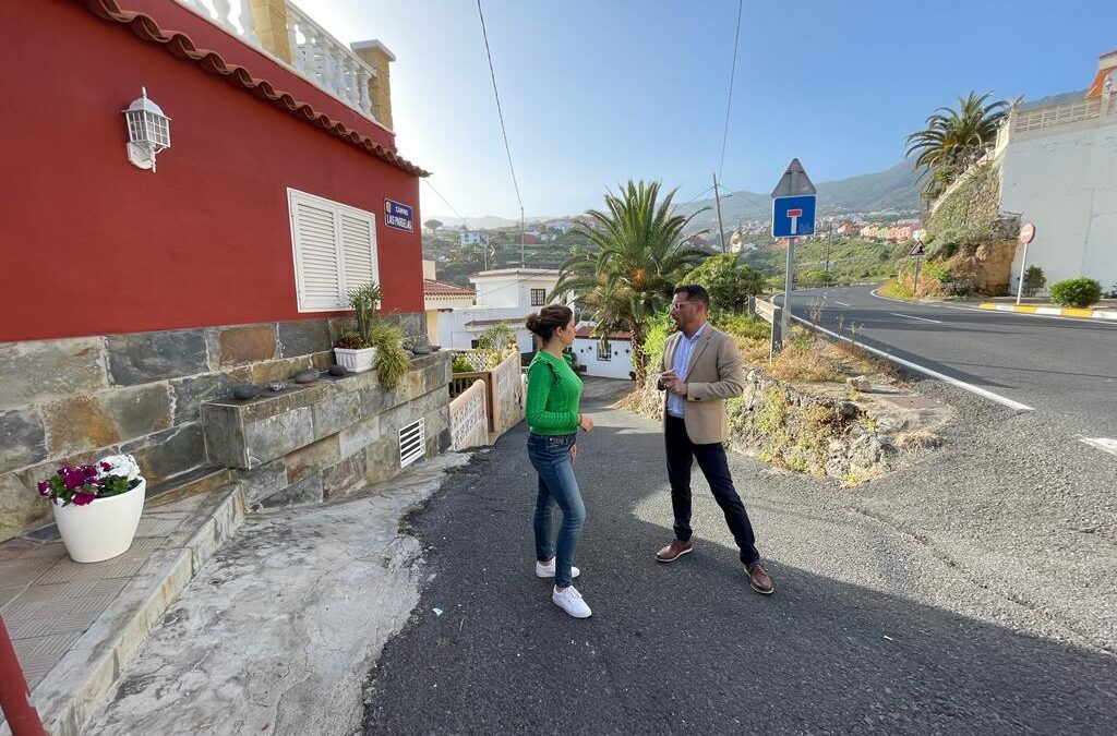 El Ayuntamiento de Los Realejos licita la repavimentación del Camino Las Pardelas en San Vicente