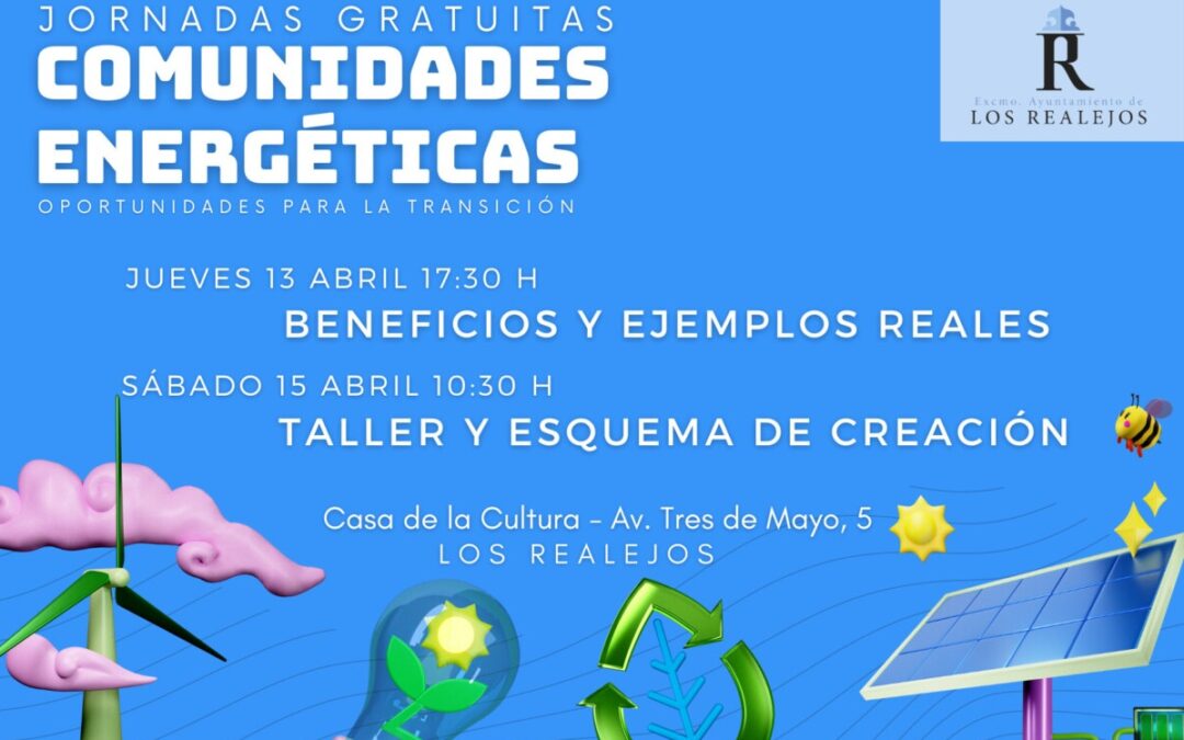 Los Realejos continúa los próximos 13 y 15 de abril sus jornadas sobre comunidades energéticas con casos reales