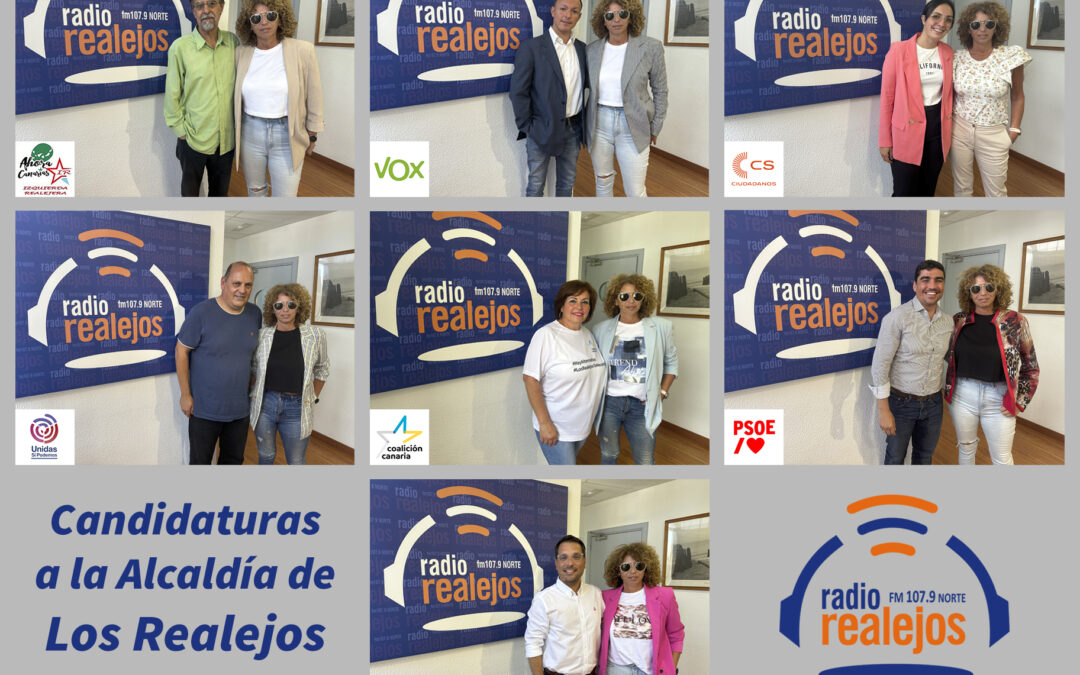 Los candidatos y candidatas a la alcaldía de Los Realejos han pasado por los micrófonos de Radio Realejos