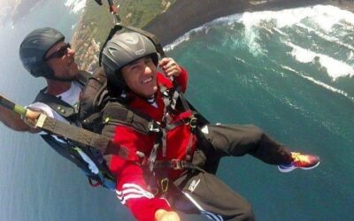 ‘Parafest sin barreras’ vuelve a ofrecer en Los Realejos experiencias en parapente a personas con discapacidad