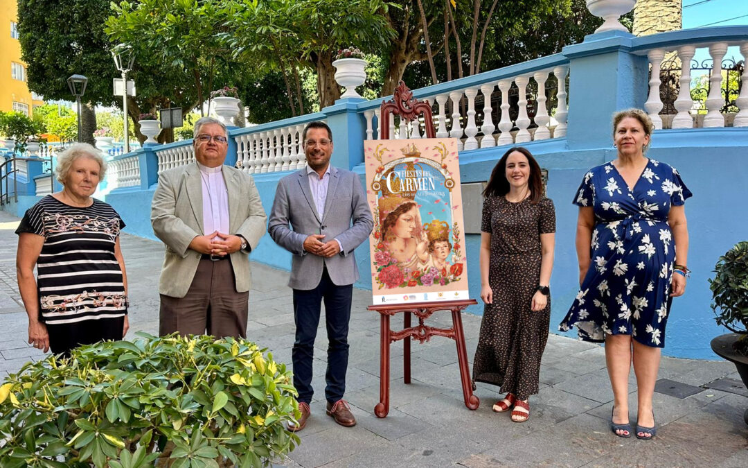 La ilustradora realejera Noelia Cabo Pérez firma el cartel de las Fiestas del Carmen 2023