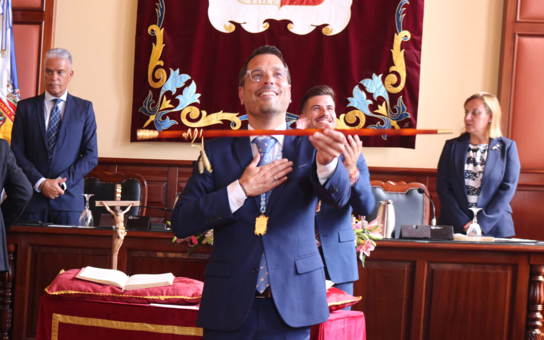 Adolfo González Pérez-Siverio (PP) preside la nueva corporación 2023-2027 del Ayuntamiento de Los Realejos repitiendo como alcalde