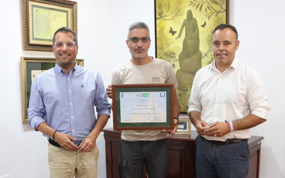 El Aula de la Naturaleza Rambla de Castro recibe por noveno año consecutivo el distintivo europeo Centro Azul