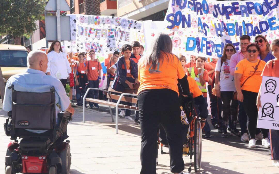 Marcha escolar por los derechos de las personas con discapacidad