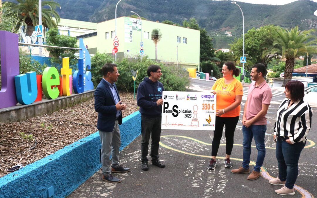 ‘Peones Solidarios’ destina su recaudación de 2023 a Afanes Canarias