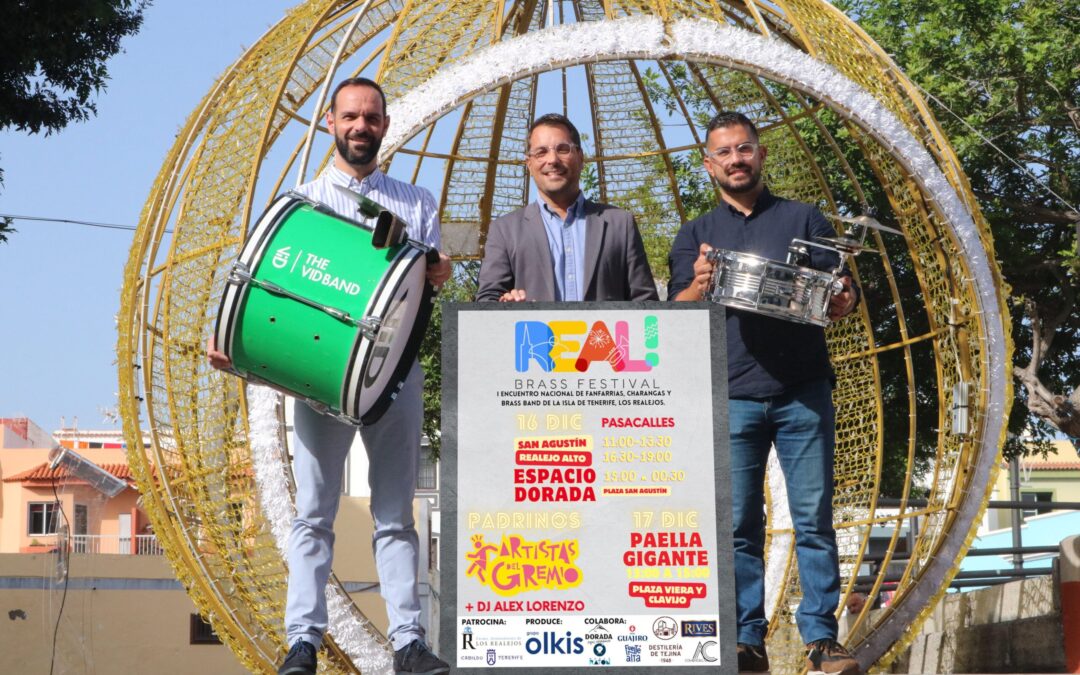 ‘Real Brass Festival’ este fin de semana en zonas comerciales de San Agustín y Realejo Alto