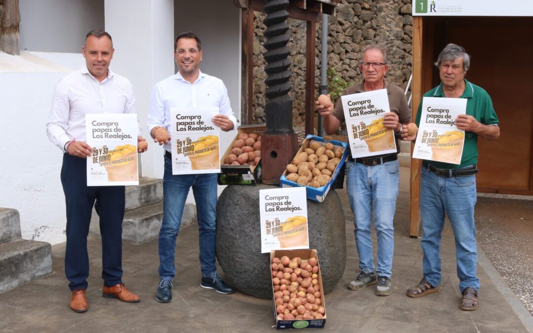 ‘Compra papas de Los Realejos’ los próximos 29 y 30 de junio en la Casa de El Llano