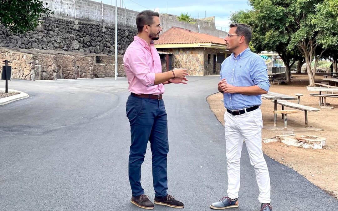 Repavimentado el acceso y otras mejoras en el Parque Recreativo de La Higuerita