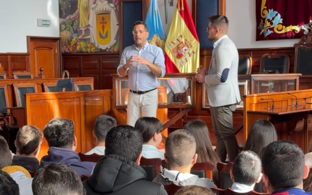 Más de 500 escolares se han sumado ya a las ‘Visitas de la Fusión’ al Ayuntamiento en lo que va de año